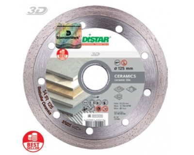 Круг алмазный 125 1A1R Bestseller Ceramics Distar 3D